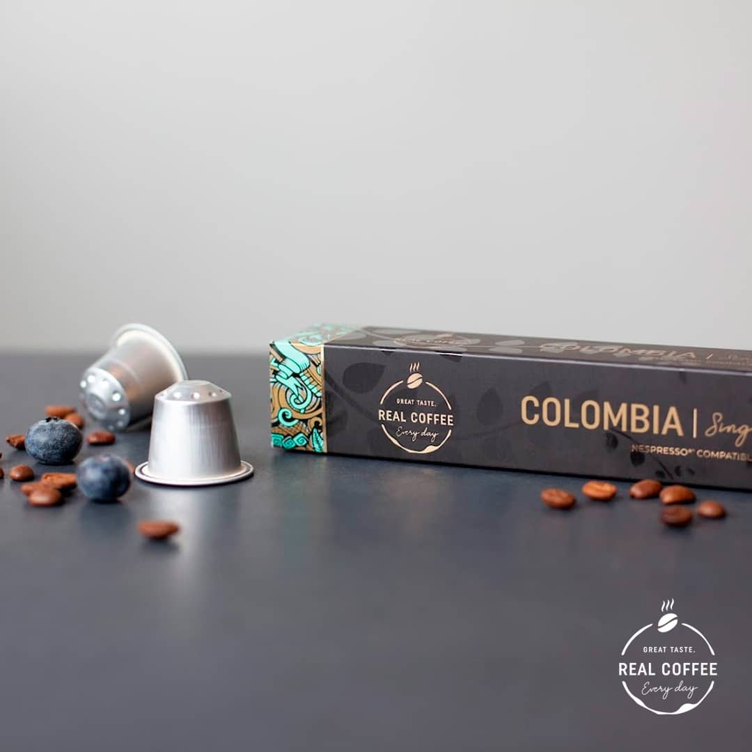 10 Cápsulas Café Lungo Colombia, Origen Único 