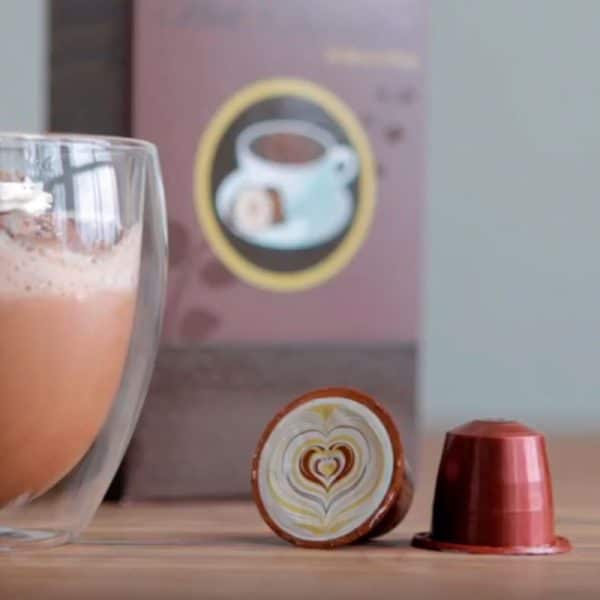 Capsula de chocolate caramelo para Nespresso